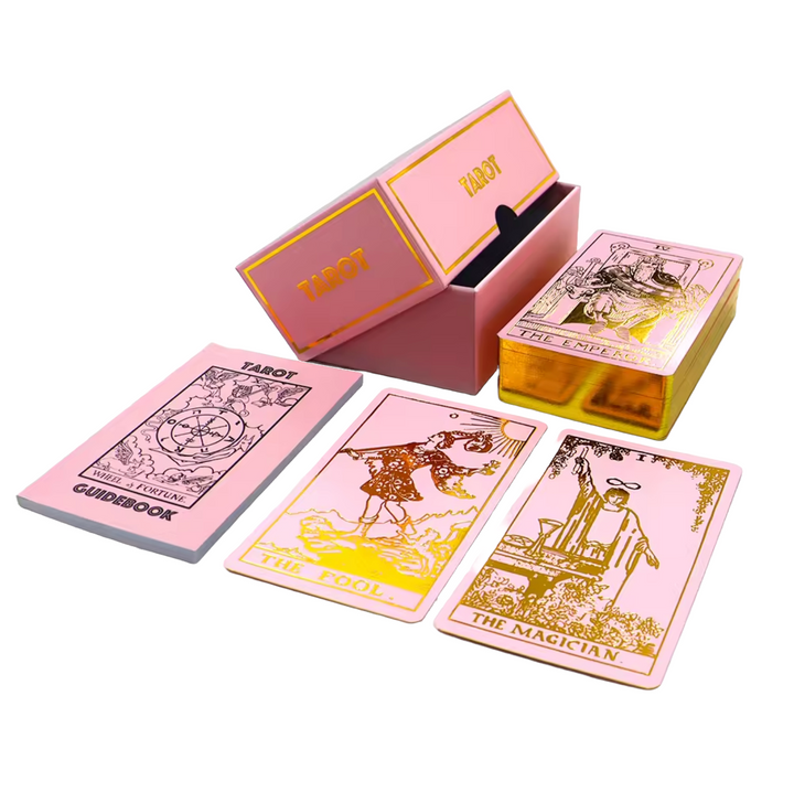 Tarot Rose Gold Vieux Monde - livret