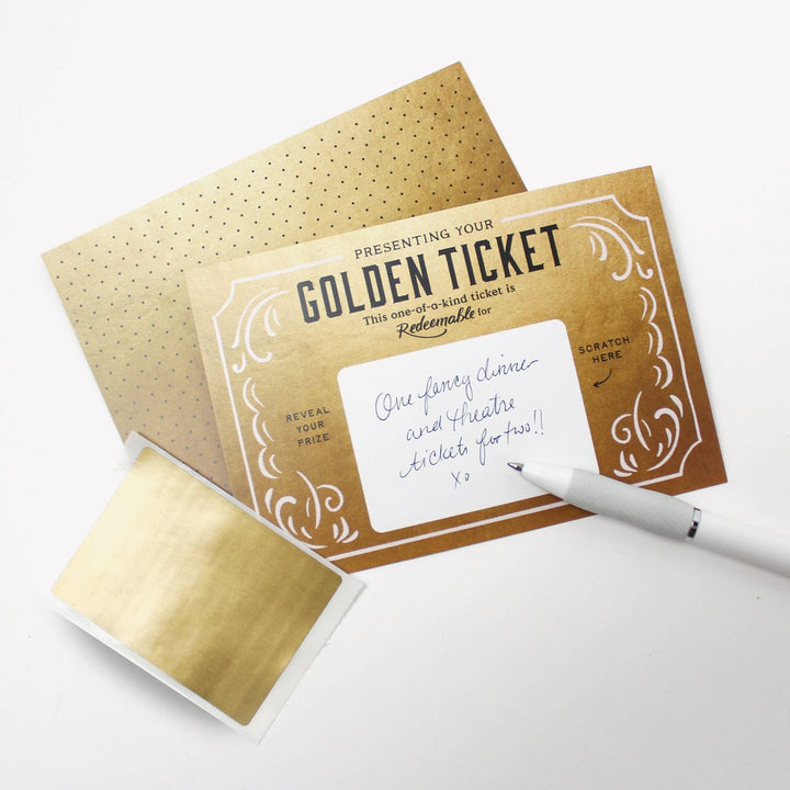 Coffret 12 Golden Tickets à gratter