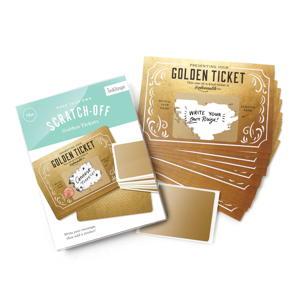 Coffret 12 Golden Tickets à gratter