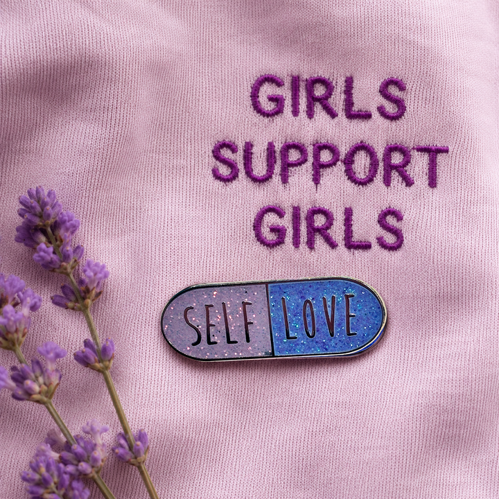 Pin's Self Love - Single Lady Glitter !