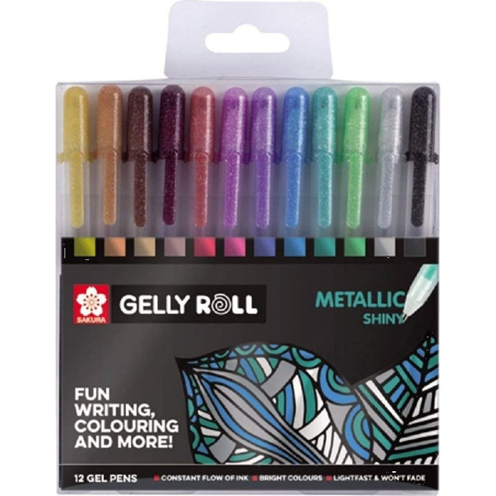 Stylos gel métalliques unité - Sakura