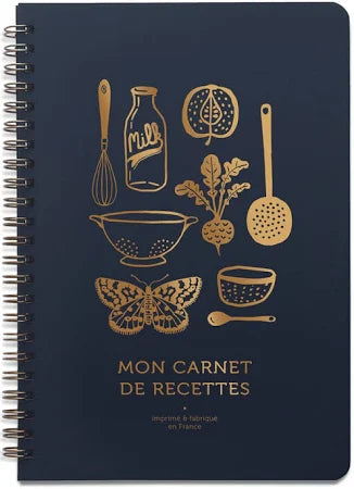 Carnet de recettes spirales - Les Éditions du Paon