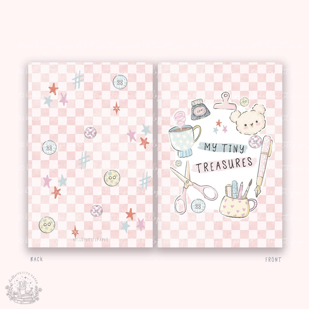 Sticker Book - Carnet de rangement à stickers My Tiny Treasures - Hello Petite Paper