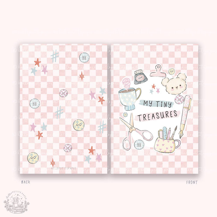 Sticker Book - Carnet de rangement à stickers My Tiny Treasures - Hello Petite Paper