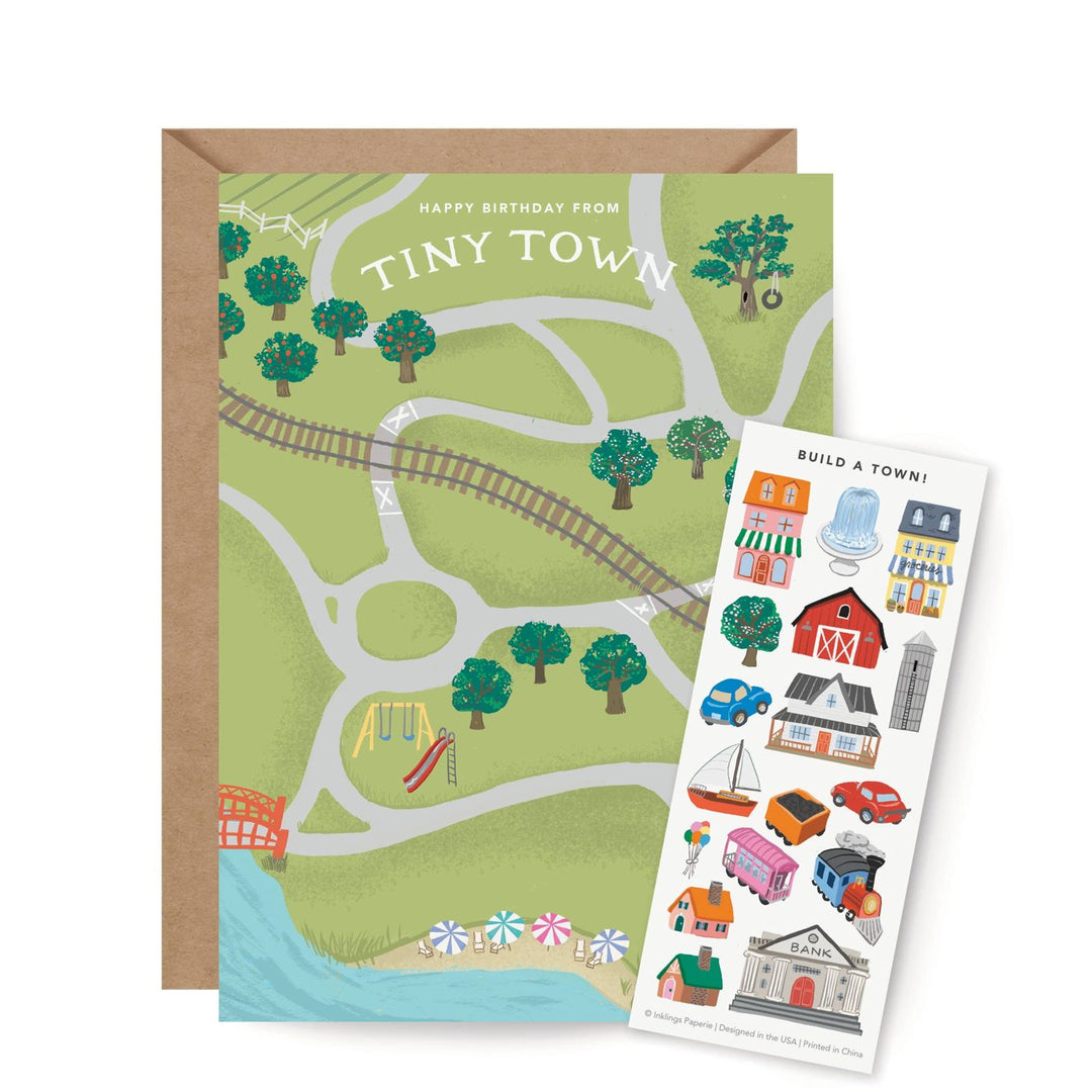 Carte Stickers Tiny Town