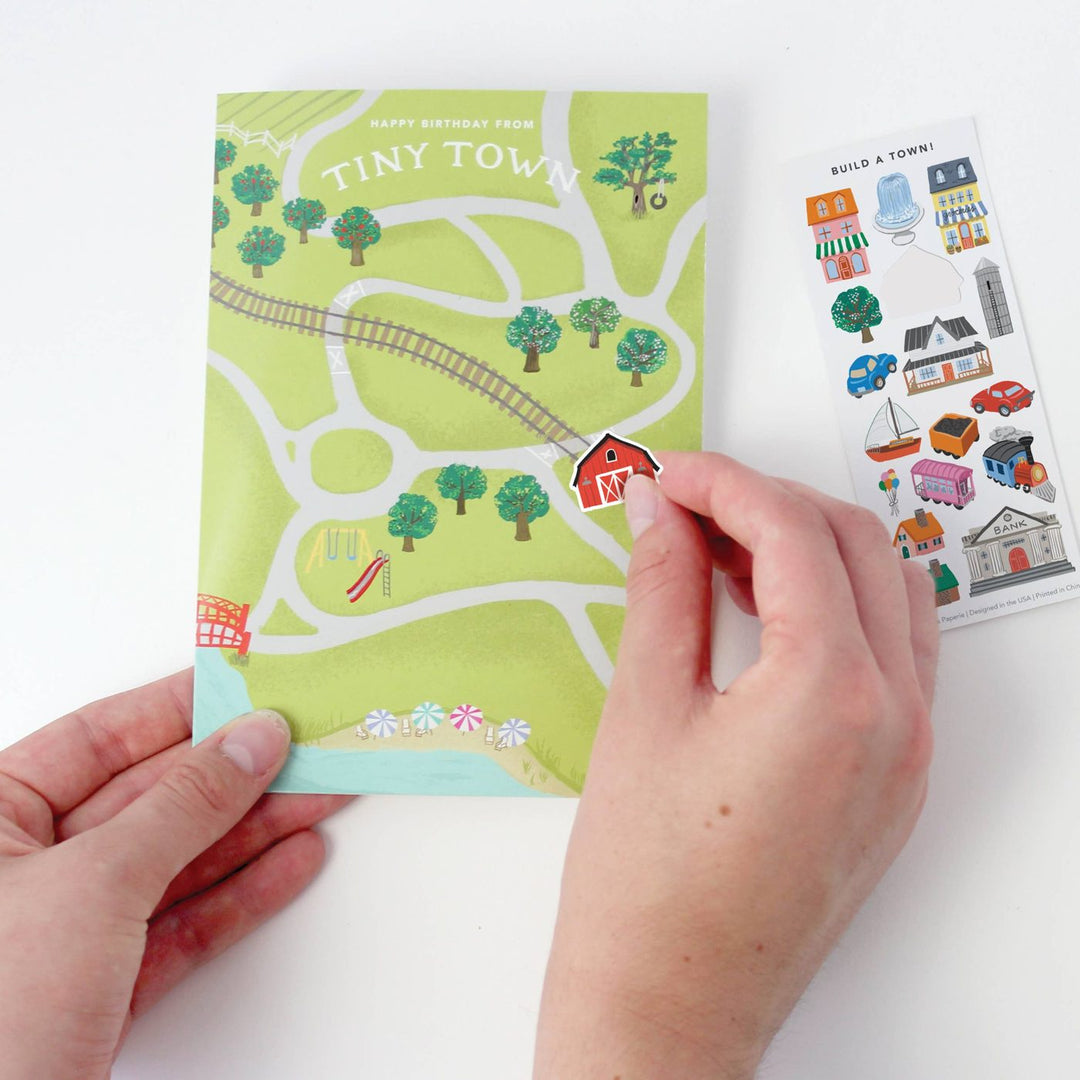 Carte Stickers Tiny Town
