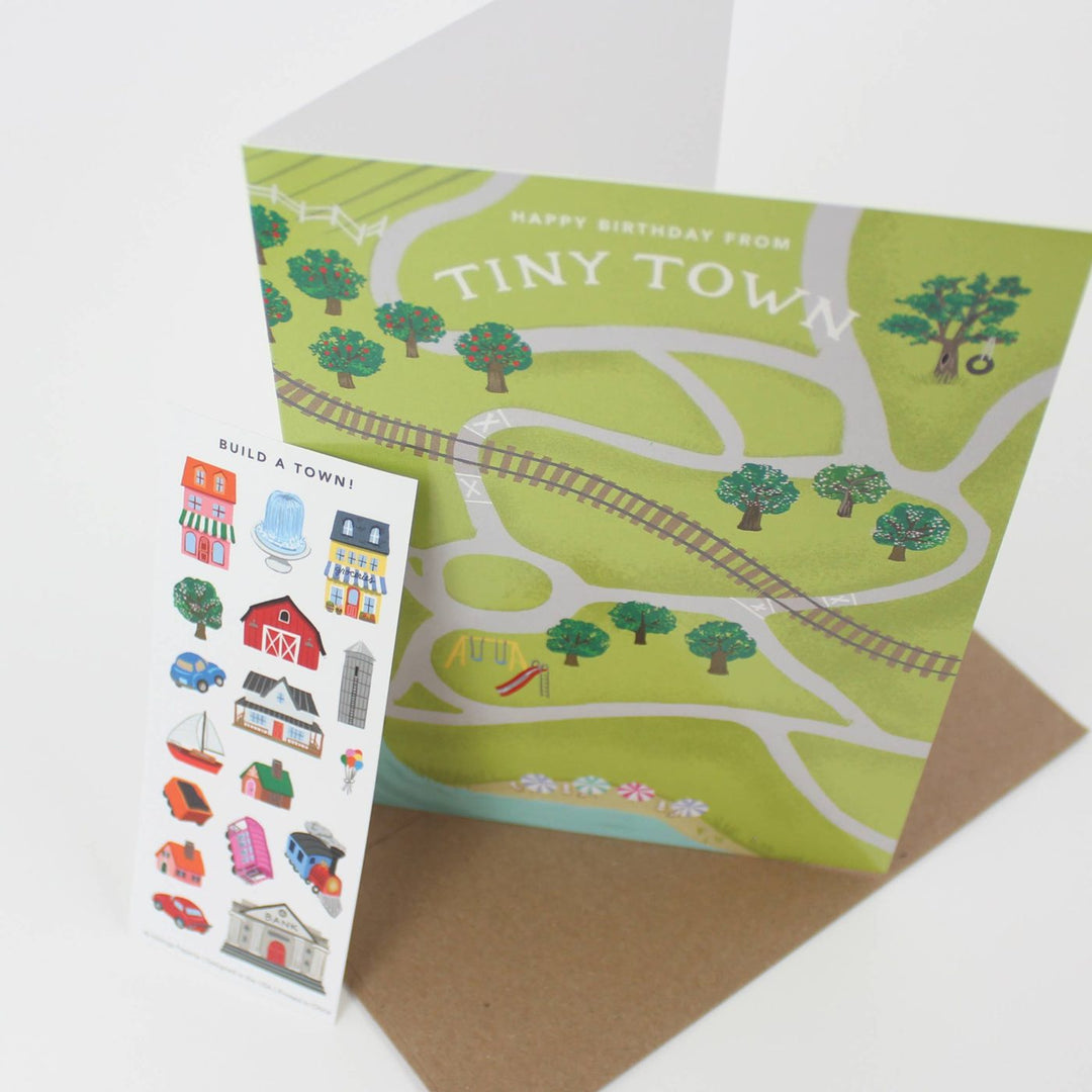 Carte Stickers Tiny Town