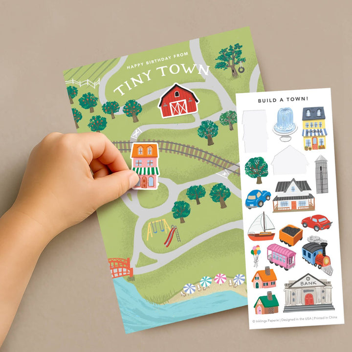 Carte Stickers Tiny Town