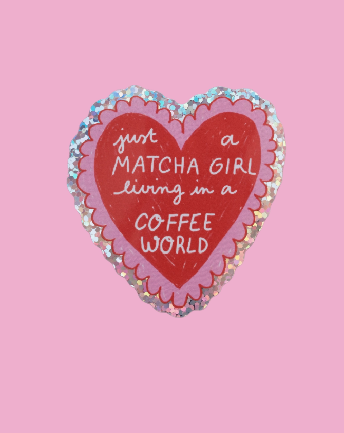Sticker "Just a Matcha Girl"