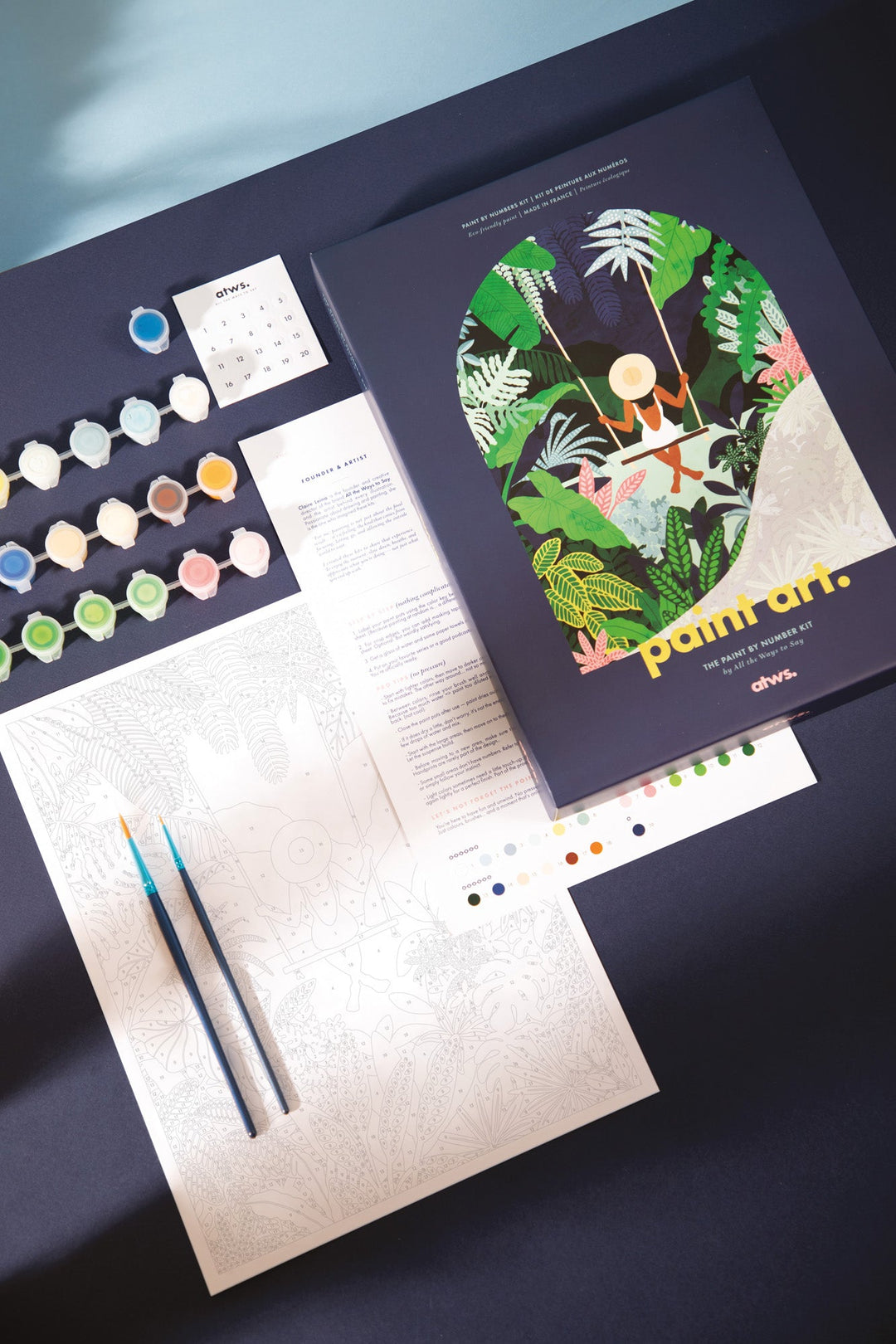 Kit de peinture au numéro Swing All The Ways To Say