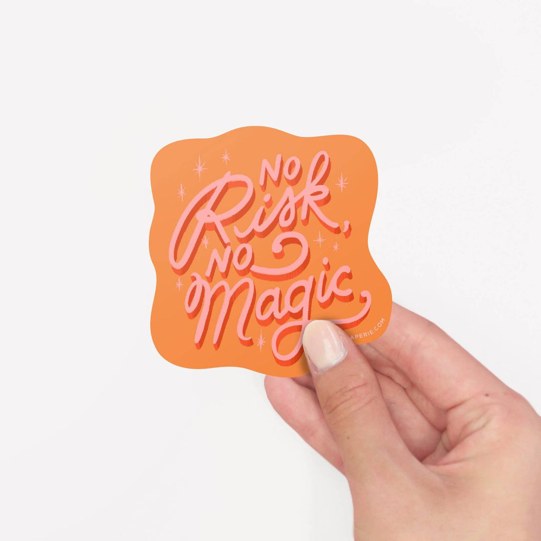 Sticker vinyle - No Risk No Magic