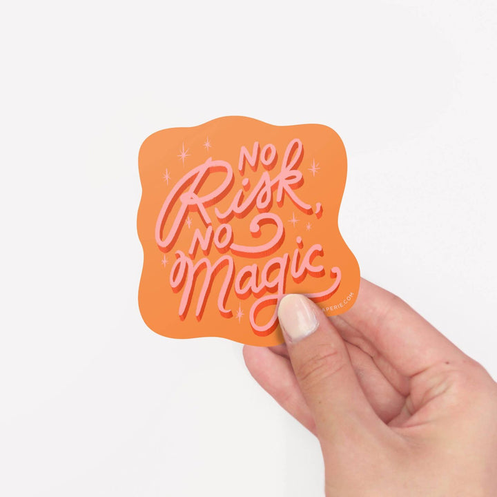 Sticker vinyle - No Risk No Magic