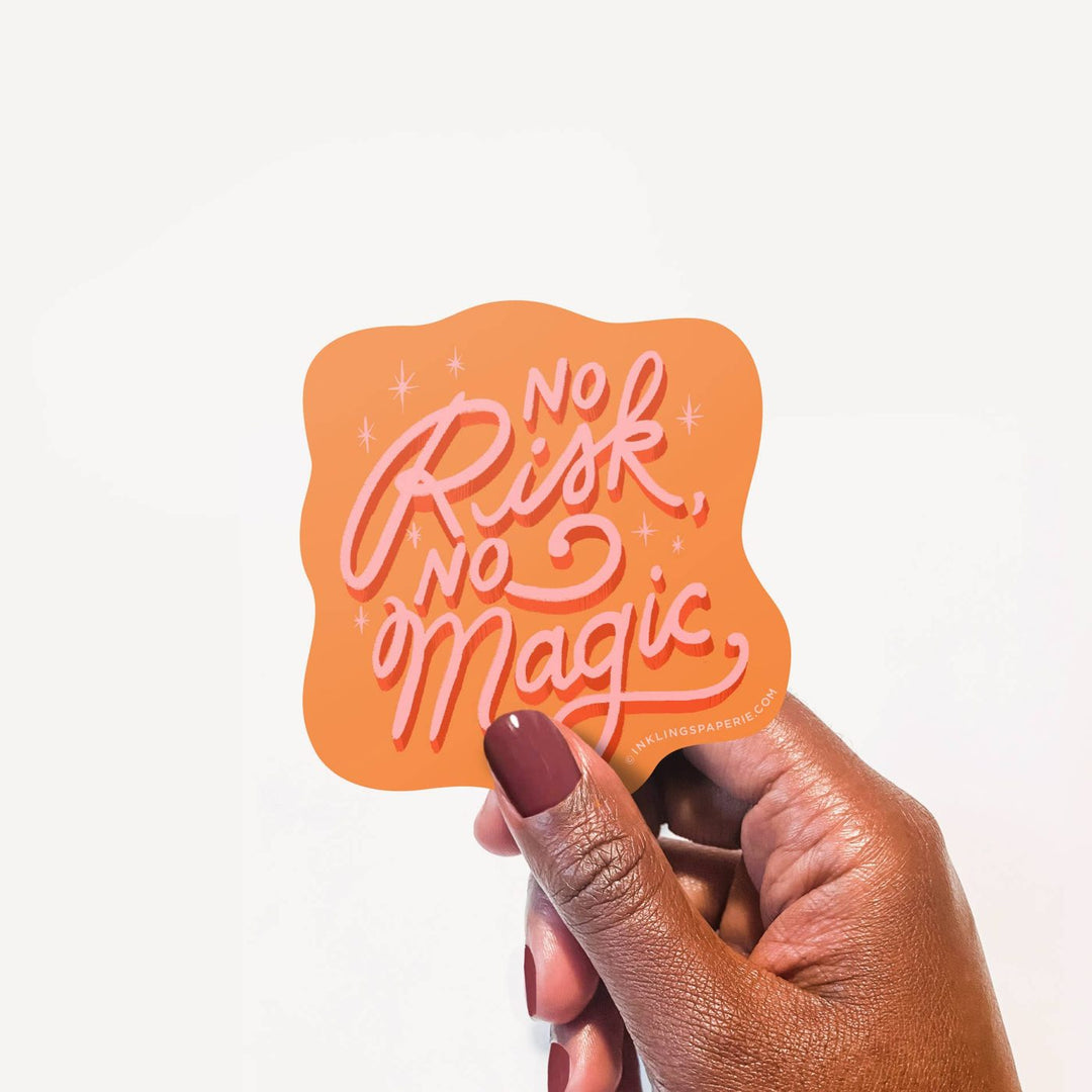 Sticker vinyle - No Risk No Magic