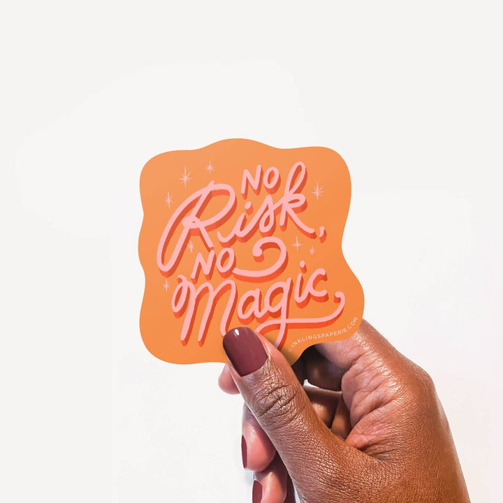 Sticker vinyle - No Risk No Magic
