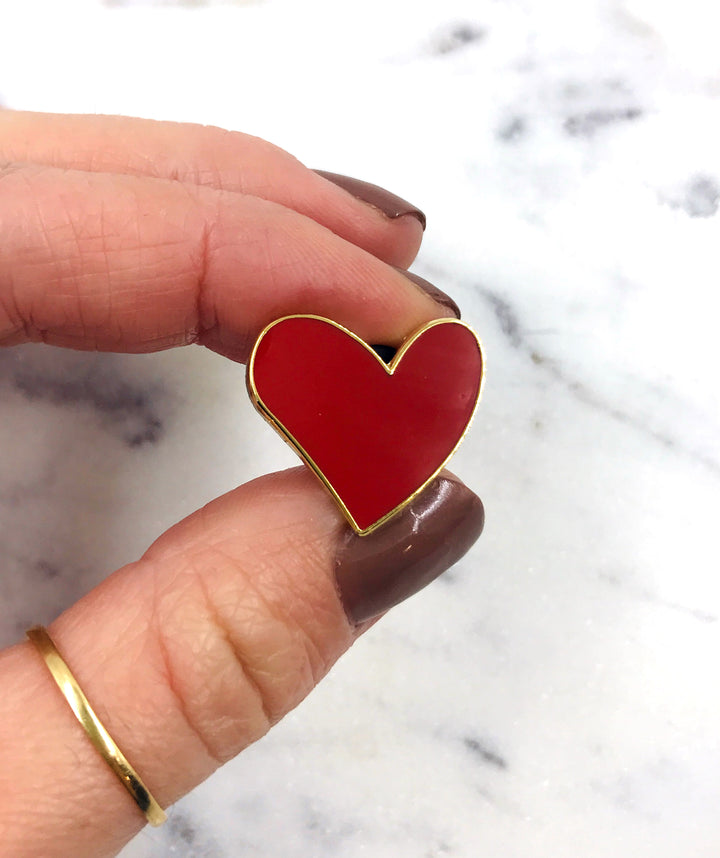 Pin's petit cœur - Amore - Spécial St Valentin