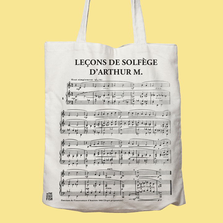 Voici le sac Solfège pour les petits musiciens en herbe. Inscrivez le nom souhaité et ajoutez au panier !