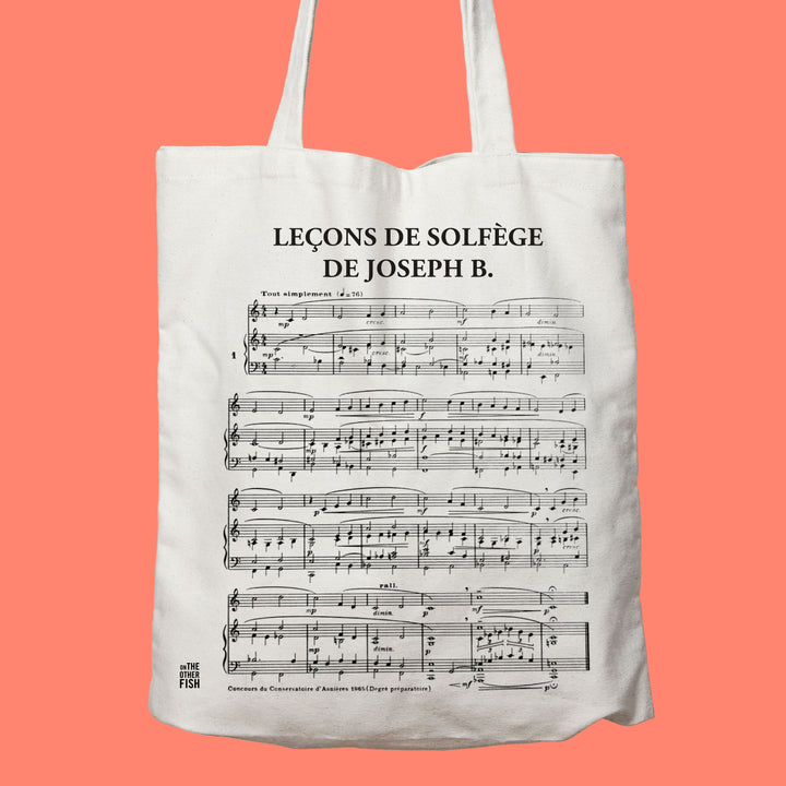 Voici le sac Solfège pour les petits musiciens en herbe. Inscrivez le nom souhaité et ajoutez au panier !
